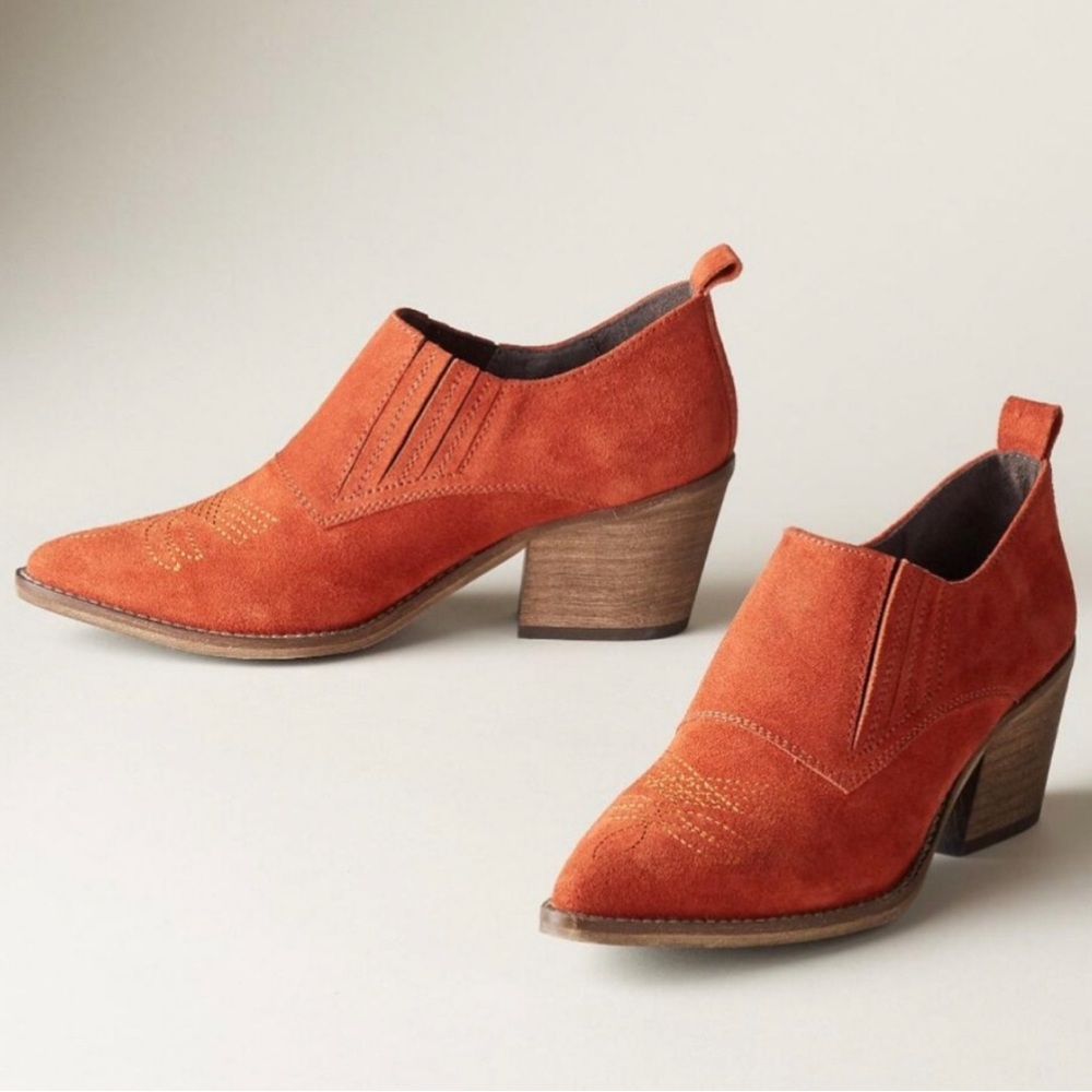 NWT Sundance / Anthropologie Santa Cruz Shoes in Rust